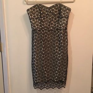 Cynthia Steffe Strapless lace dress